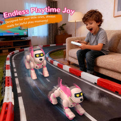 anysun gift-ready pink robot dog packaging suitable for gifting