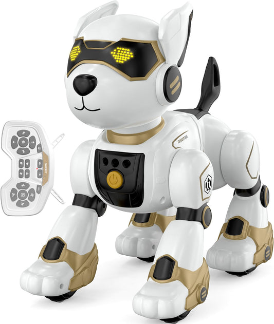 AnySun robot dog for kids with remote control enhances playtime learning.