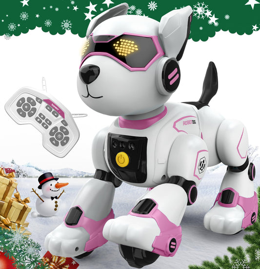 anysun robot dog toy with remote control for interactive playtime and learning.