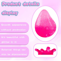 Close-up of ANZHY Dream Squishy Drop Toy being squeezed for sensory feedback