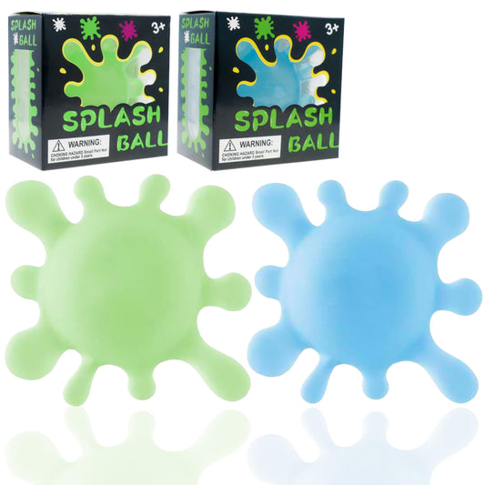 ANZHY Spectacular Splat-Tastic stretch toy in blue-green studio shot for on-the-go stress relief