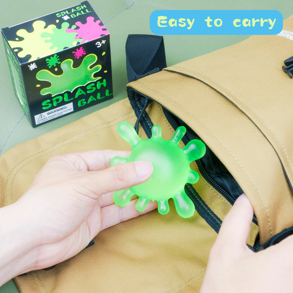 ANZHY Spectacular Splat-Tastic toy held in hand for portable calming moments