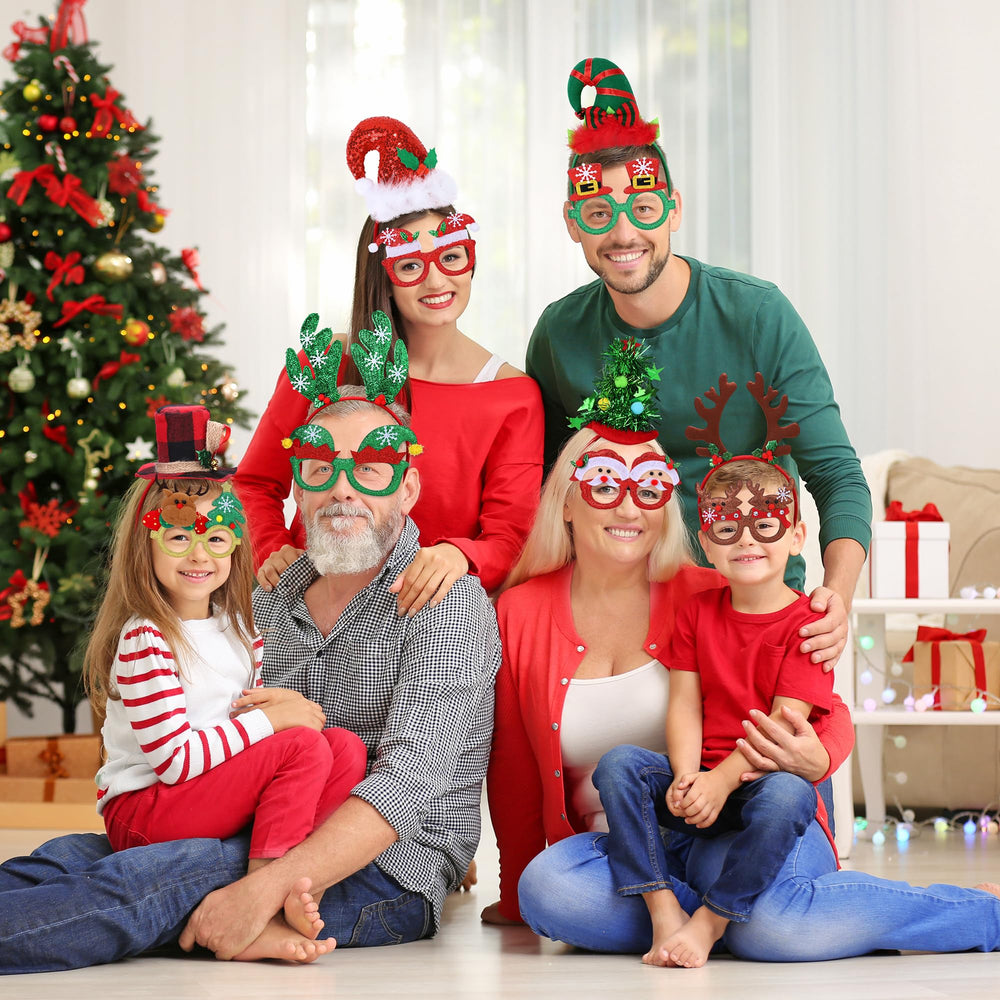 Aodaer antlers glasses combo for playful duo looks at parties