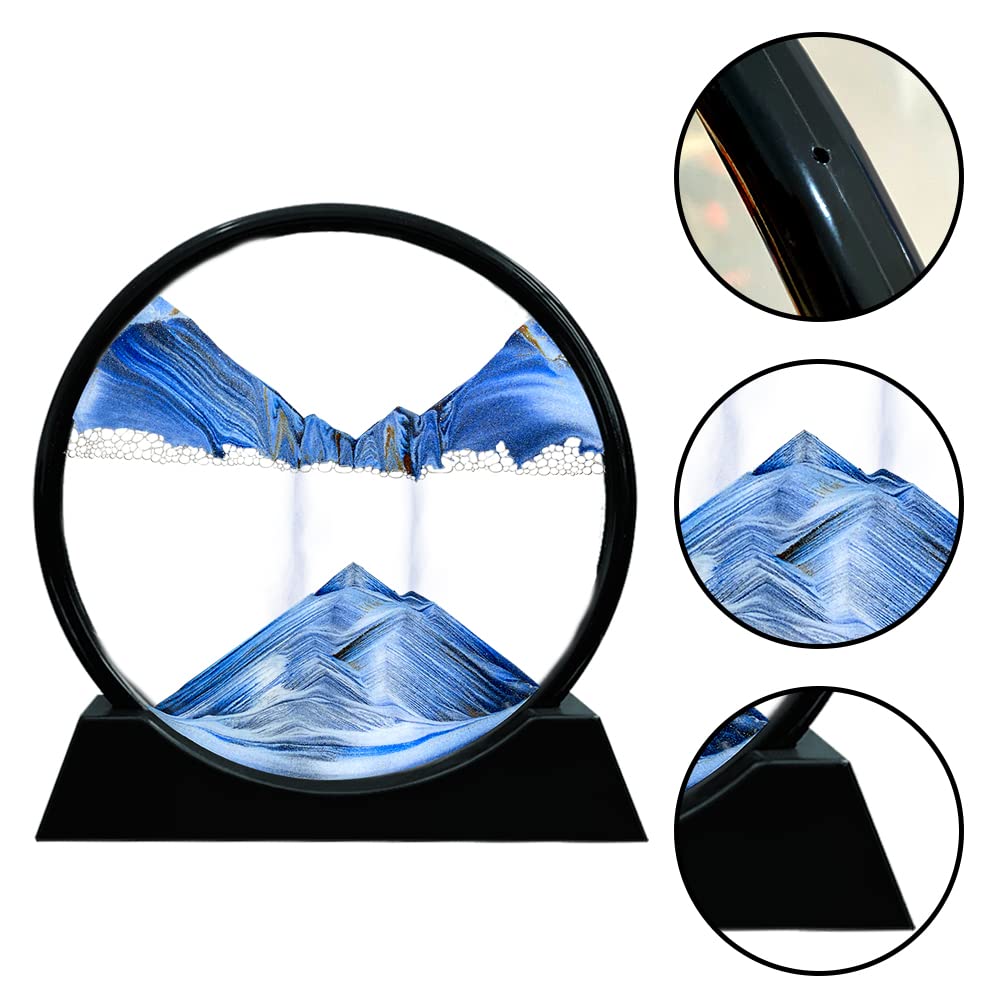 Aoderun gift-ready moving sand art blue for thoughtful presents