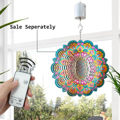 Aoedelyart motor supports up to four pounds for versatile wind spinners.