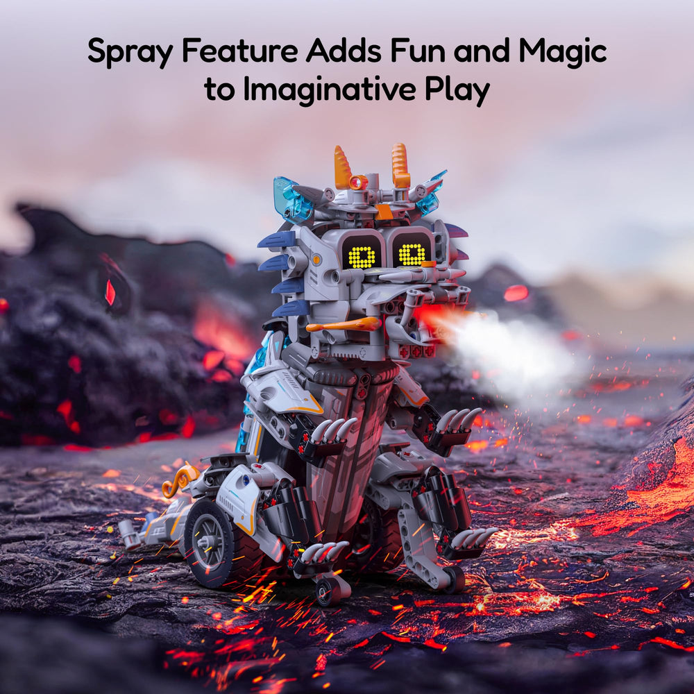 AoHu LED eyes and sound effects bring the model to life