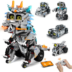 AoHu robot building kit with remote control for hands-on STEM learning