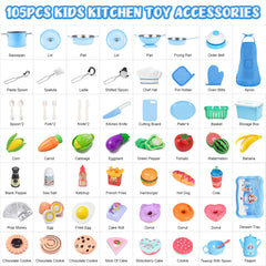 Aojieni large storage box helps keep toy kitchen organized