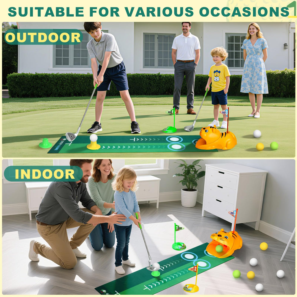 Aokapro 19-piece golf toy set with targets and accessories