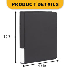 Aokna Toploader Binder shows side-loading pockets for easy card insertion.