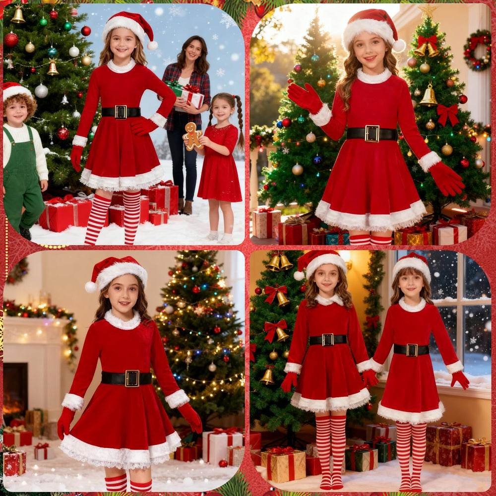AOLIUP belt helps shape the Mrs Claus silhouette for dress-up fun