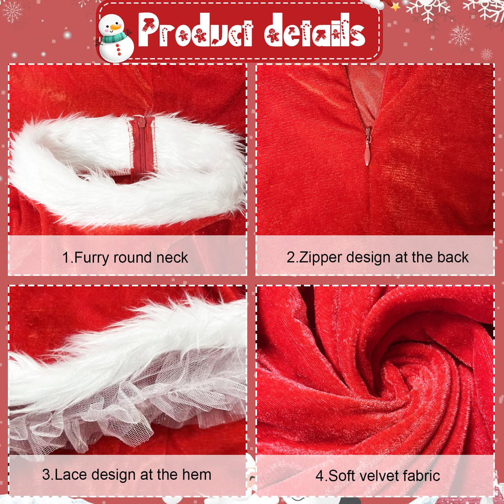 AOLIUP red gloves provide warm, comfortable wear during chilly celebrations