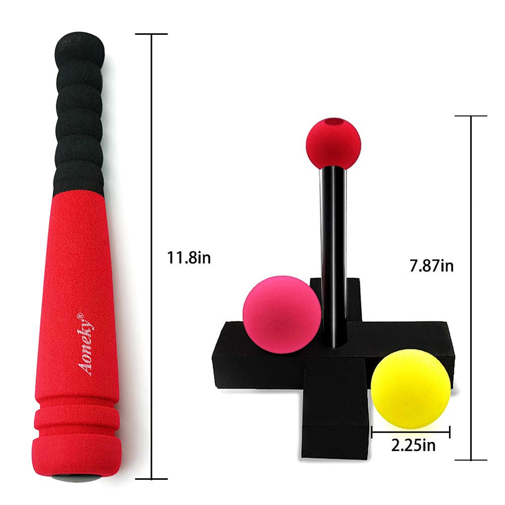 Aoneky Mini Foam Tball Set toddler-friendly play in action.