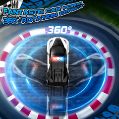 AONEPTR rc car performing 360 degree rotation in car mode.