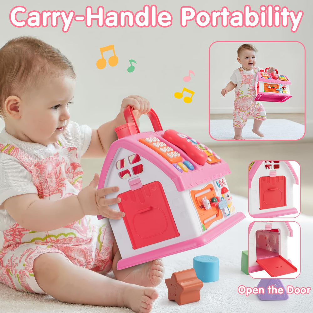 AONTESS color blocks shape sorter slot supports cognitive sorting and early math.