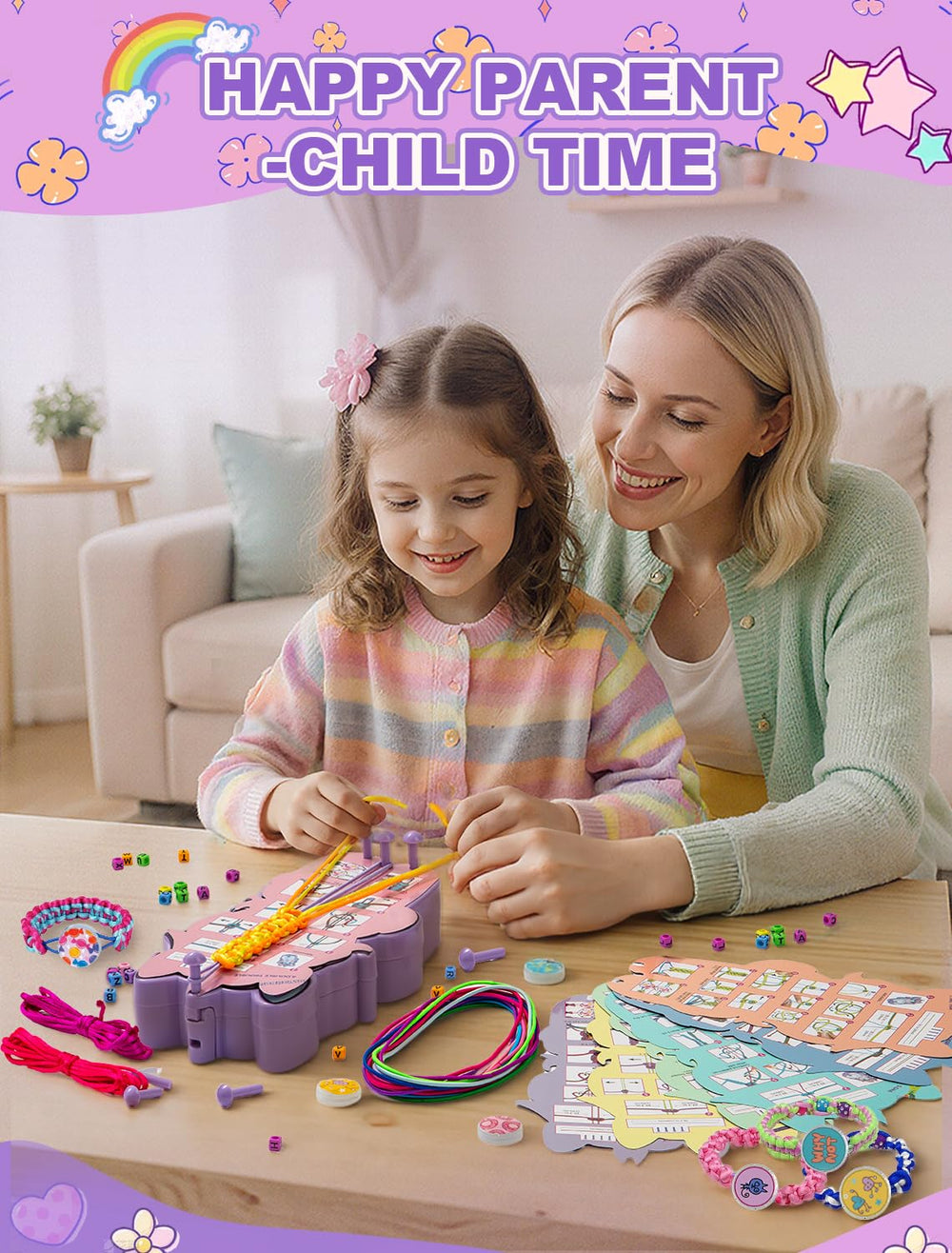 AONTESS colorful-strings offer vibrant options for endless bracelet designs.