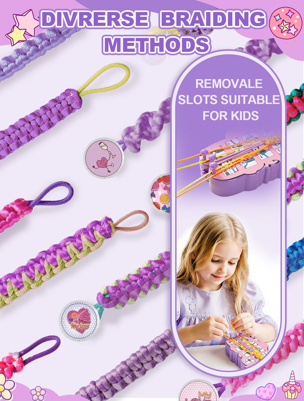AONTESS pegs-and-clasps organize beads and finishing touches neatly.