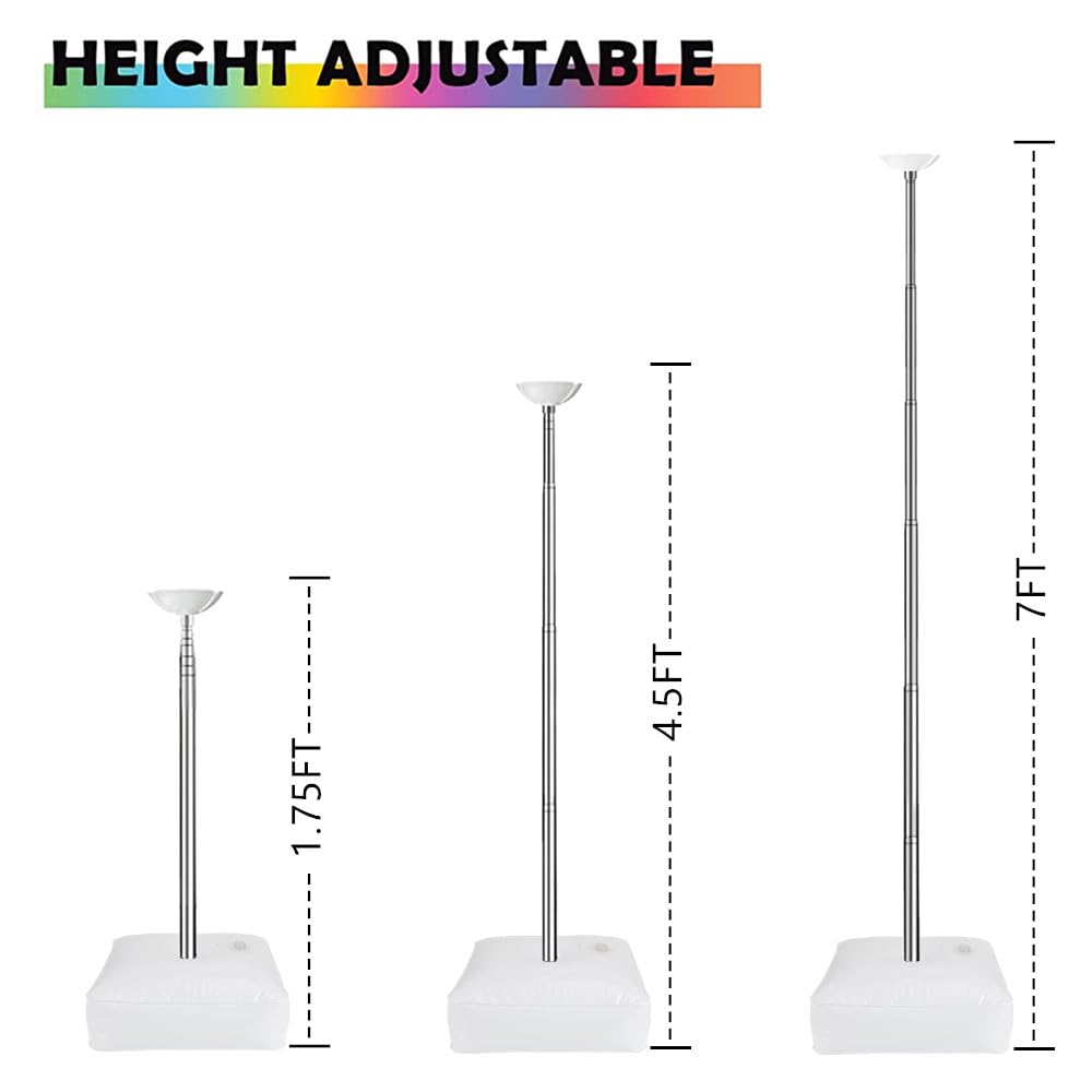 AooeDomi base and PVC stand provide sturdy support for indoor or outdoor displays.