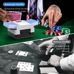 AOOELLO deck compatibility supports poker, Uno, Blackjack, and more.