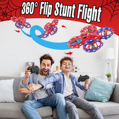 Aooess Spider drone performing 360-degree flips for fun stunts