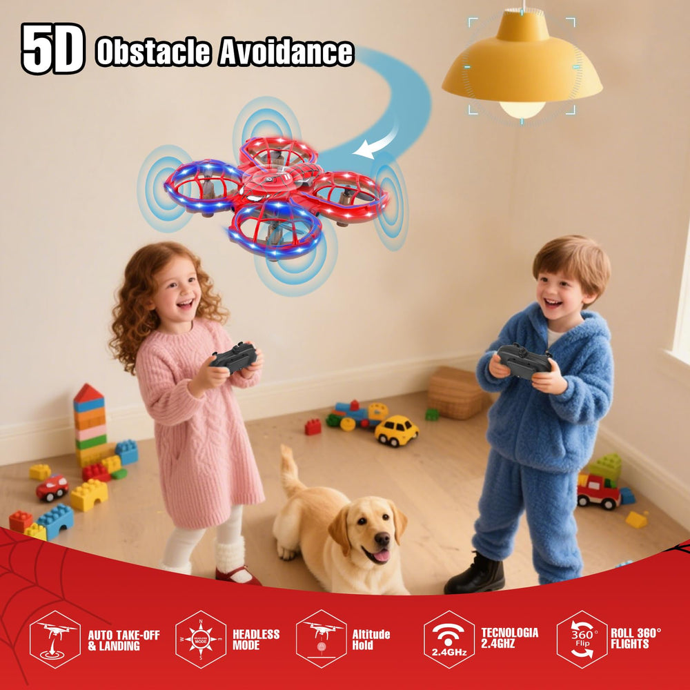 Aooess Spider drone with 5D obstacle avoidance dodges indoor obstacles