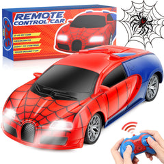 Aooess Spider RC Car red front view highlights agile steering for kids
