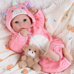 Aori 17-inch doll with realistic head and limbs for authentic nurturing play.