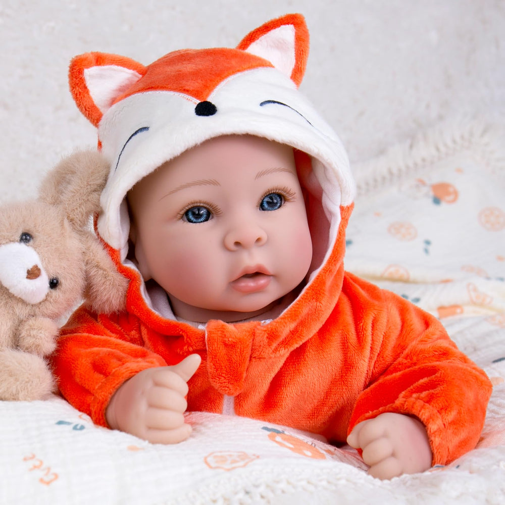 Aori Baby Dolls hand-painted blushing highlights realism during imaginative storytelling