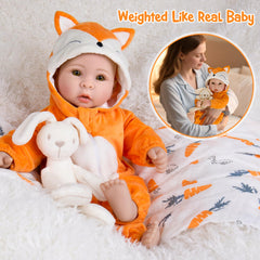 Aori doll highlights premium hybrid construction for realism and softness.