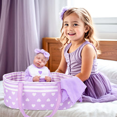 Aori Reborn doll carrier bed supporting imaginative role-play and tidy accessories