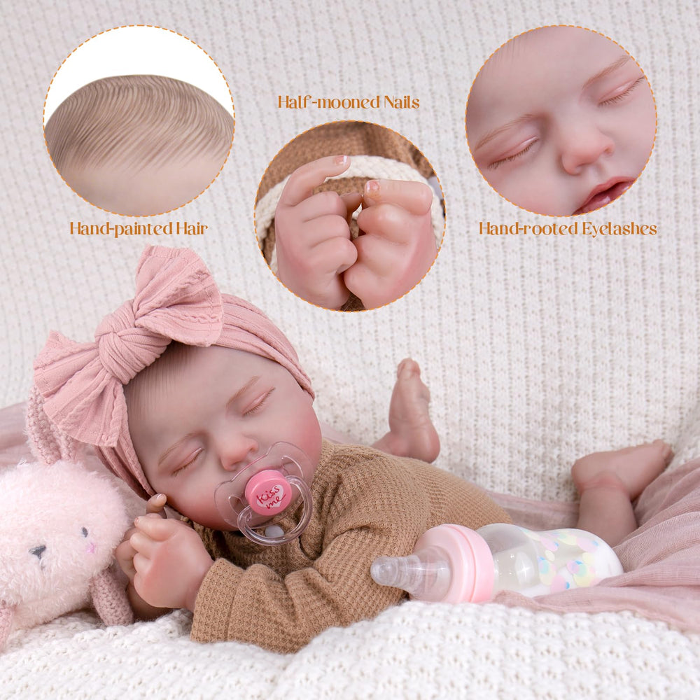 Aori doll poseable vinyl limbs enable easy posing and play