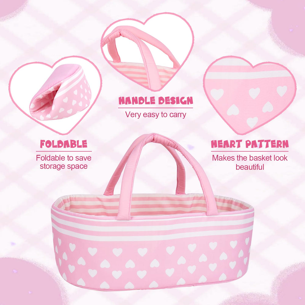 Aori imaginative play bassinet setup, supports role-play scenarios.