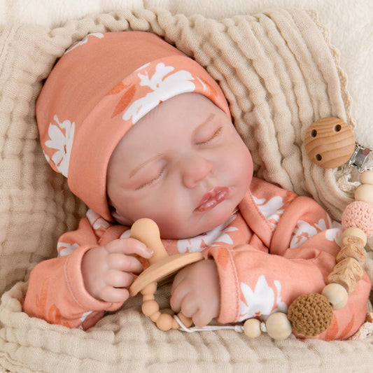 Aori 20-inch lifelike reborn doll face for rich imaginative play.