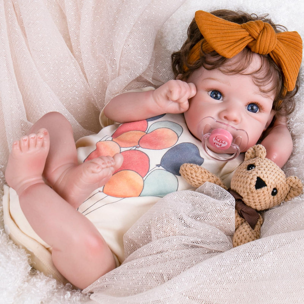 Aori lifelike 20-inch reborn baby doll for realistic cuddling and play