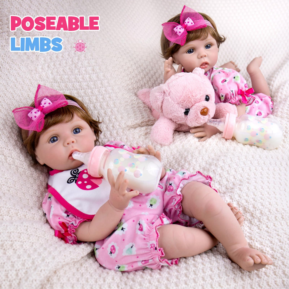 Aori 3/4 vinyl limbs offer realistic movement and easy costume changes.
