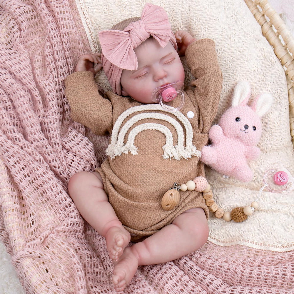 Aori lifelike reborn doll girl 20 inch ready for nurturing play