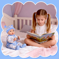 Aori Reborn weighted body highlights realistic cuddling during pretend nurturing play