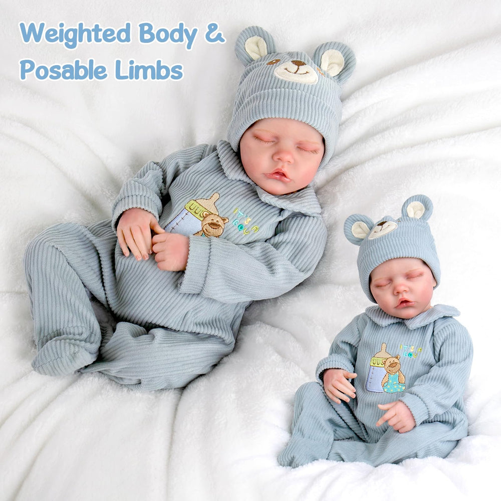 Aori Reborn Baby Doll Boy with hand-painted features adds lifelike detail