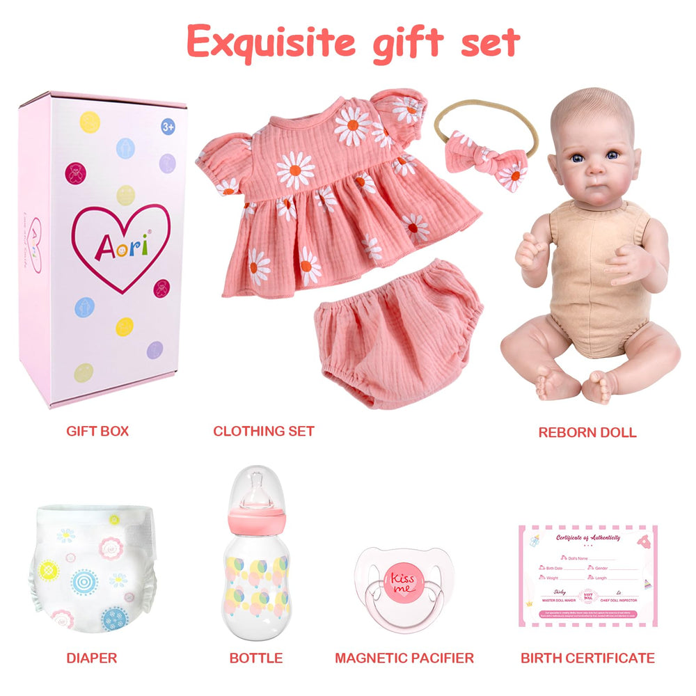 Aori reborn doll gift idea for seniors, collectors, and kids 3+