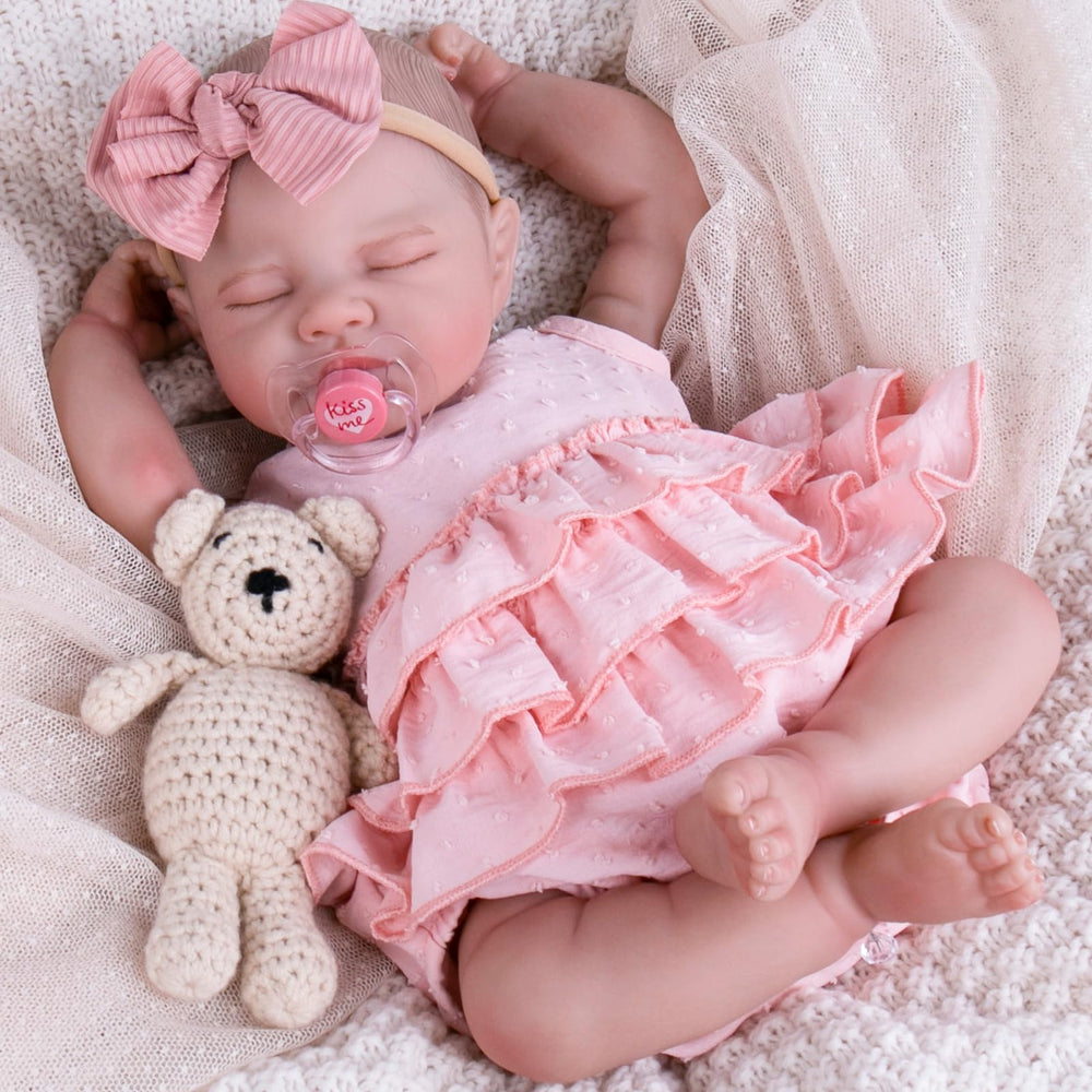 Aori Reborn baby doll hands and feet detail for tactile realism and cuddling