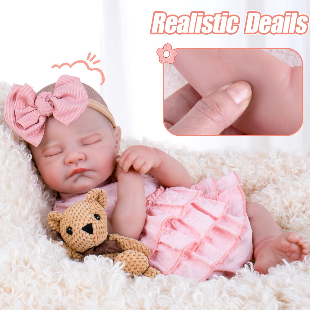 Aori Reborn baby doll lifelike eyes enhancing storytelling and imagination