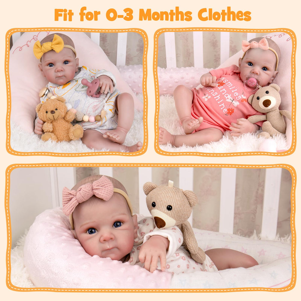 Aori Reborn doll with poseable vinyl limbs supports varied storytelling.