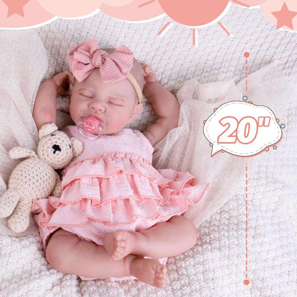 Aori Reborn baby doll weighted body adds comforting heft for nurturing moments