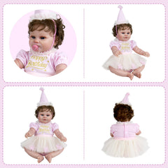 Aori Reborn birthday hat detail emphasizing playful doll party charm.
