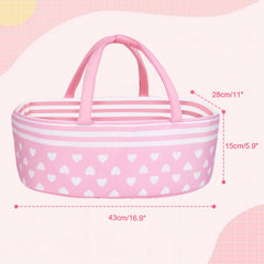 Aori Reborn bassinet uses washable fabrics for easy cleaning after play