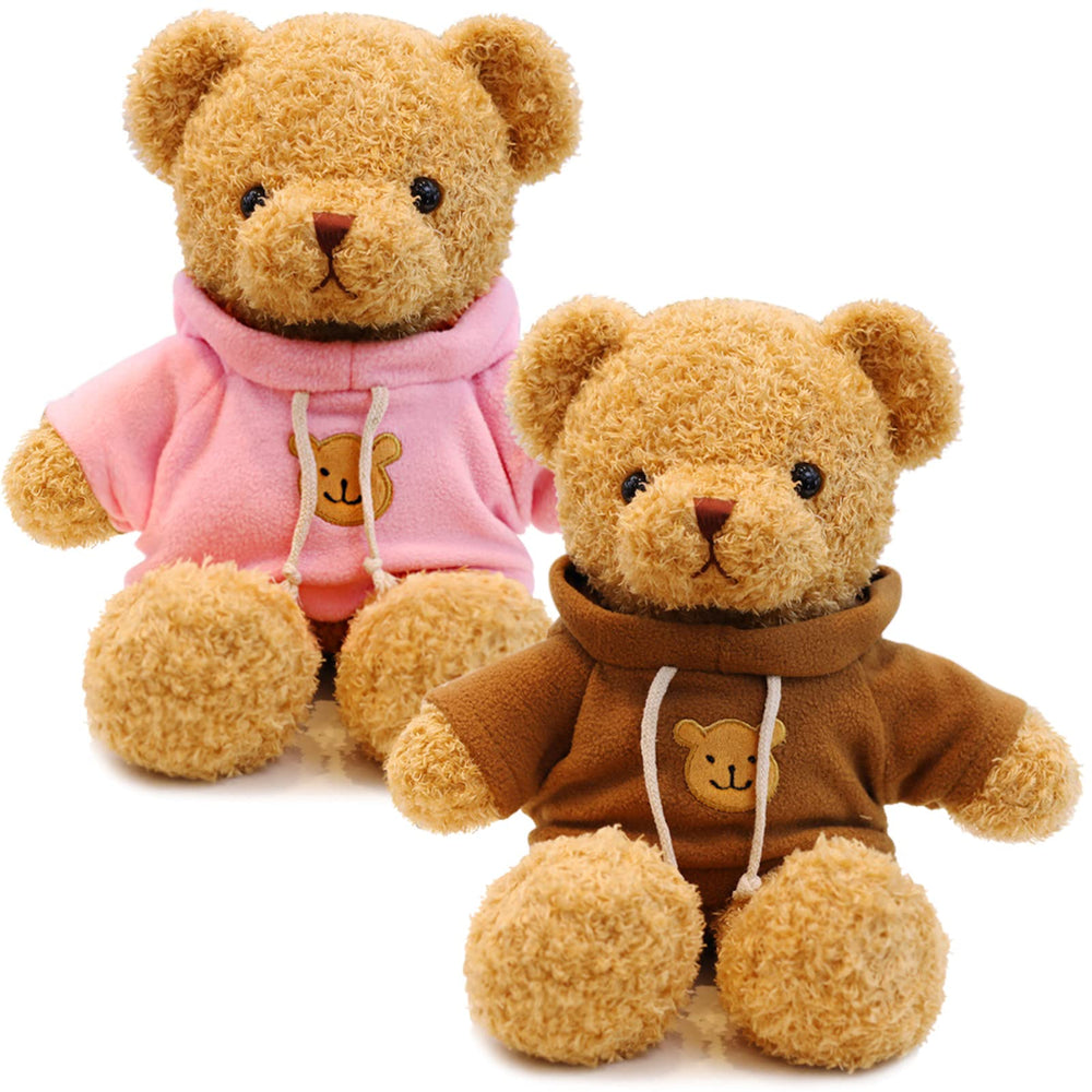 Aoriher 2-piece valentines bears pair, ideal couple gift for any celebration