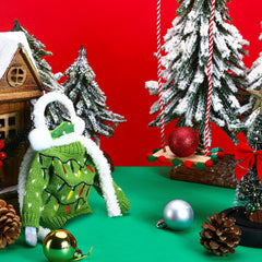 Aoriher white doll ear muffs for winter themed dress up