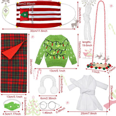 Aoriher doll eyeglasses accessory for cute character styling