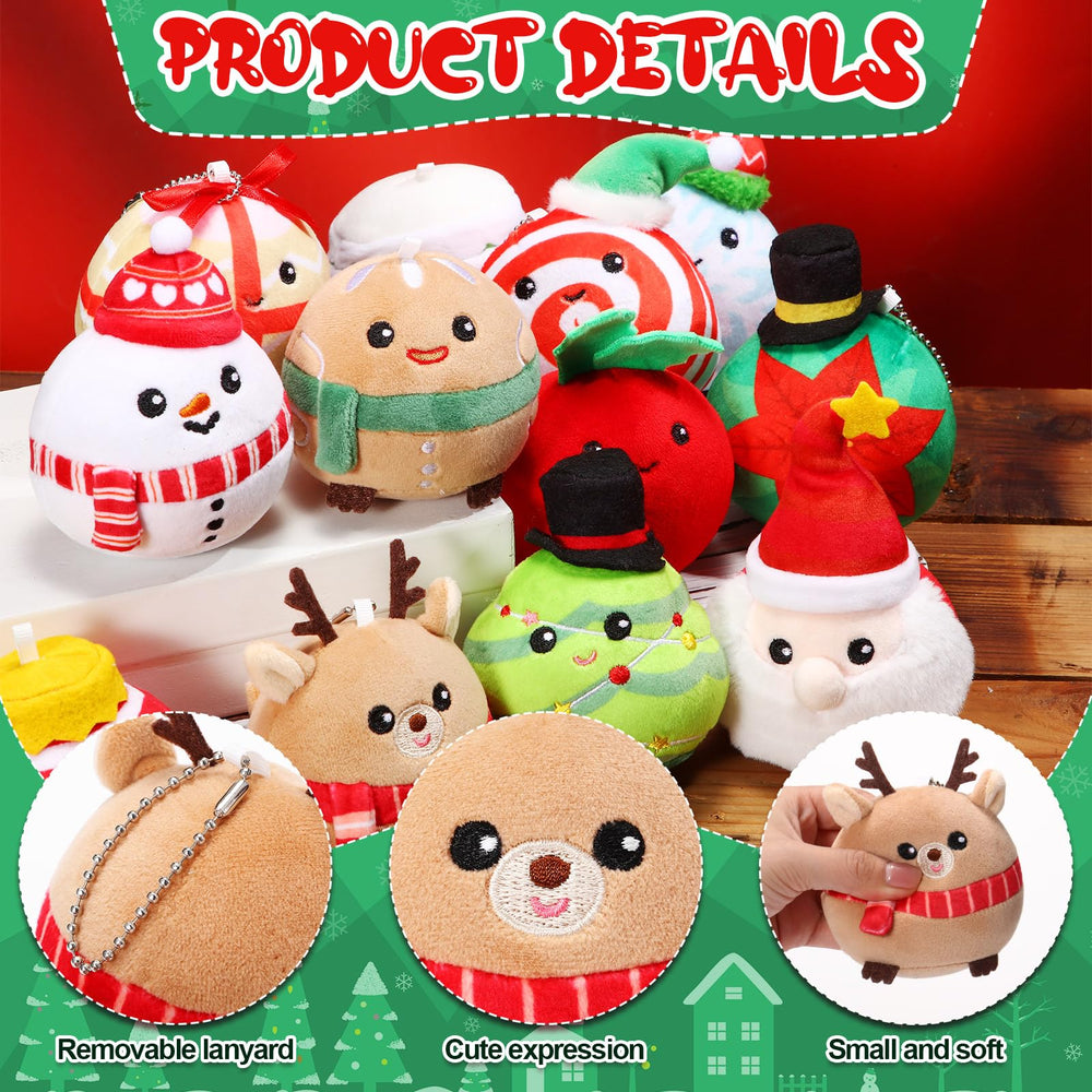Aoriher elk plush ornament adds warm charm to stockings.