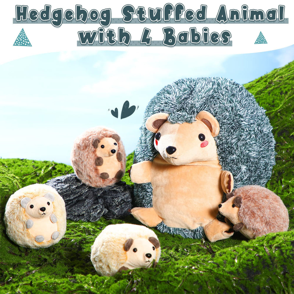 Aoriher hedgehog plush vacuum packed for compact shipping